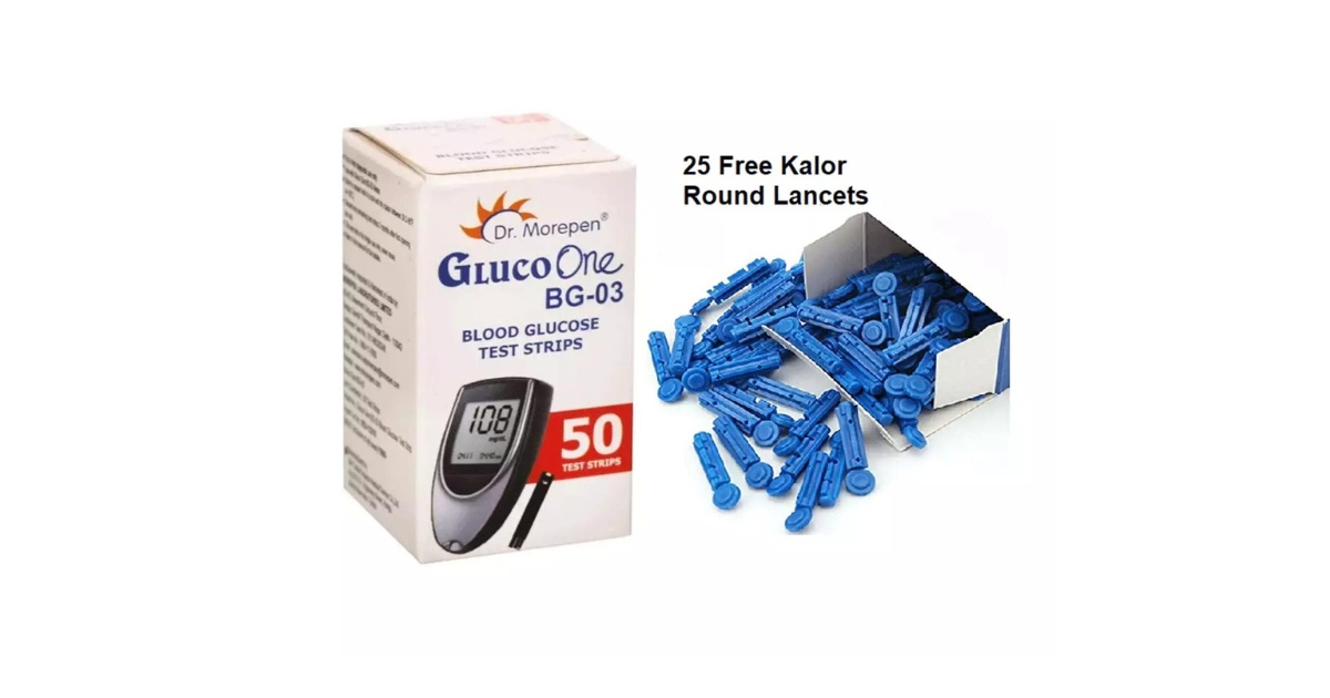 Dr Morepen Gluco Blood Glucose Test Strip